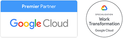 Google Cloud プレミアパートナー、Google Cloud  Work Transformation