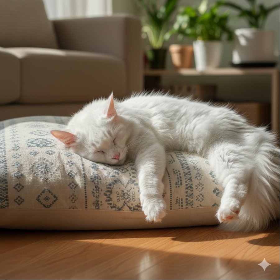 Nano Banana で生成されたネコの画像